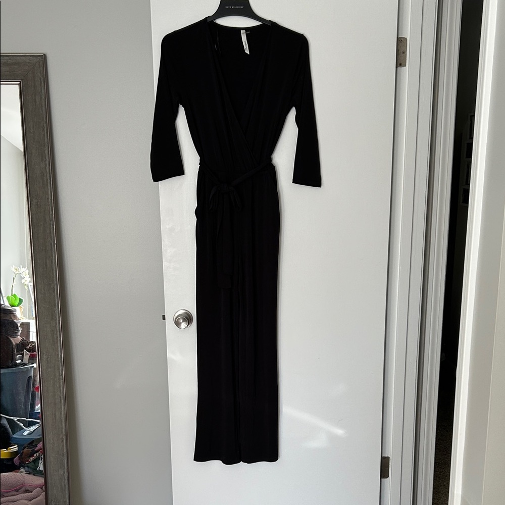 Collection B Black Long Sleeve Romper
